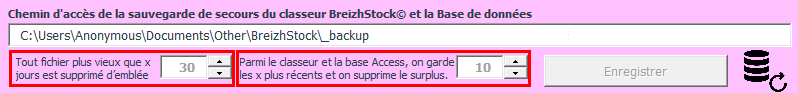 Sauvegarde automatique