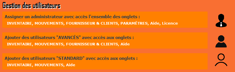 Gestion des utilisateurs